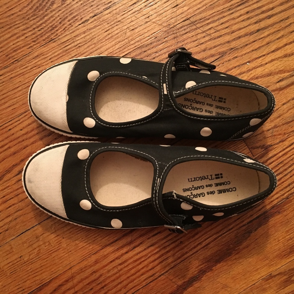 Tretorn X COMME des GARÇONS Canvas Mary Janes